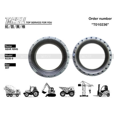 R220-9 80T حفاری سفر حلقه چرخ آهن 39Q6-42110 برای چرخش