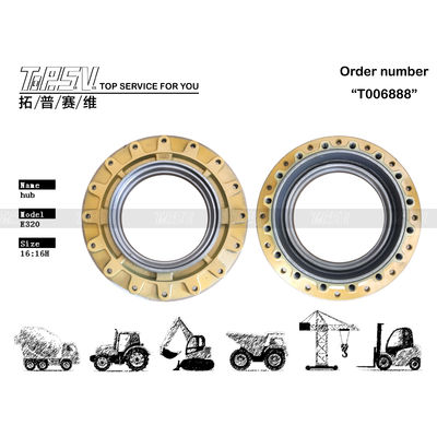 مقاومت در برابر فرسایش E320 Excavator Final Drive Hub 114-1486 نصب بولت