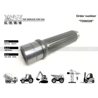 فولاد محکم SK250-6 حفاری هیدرولیک موتور شفت / حفاری هیدرولیک روغن LQ15V00007S042