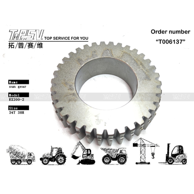 چرخ خورشیدی مرحله 2 حرکت بیل مکانیکی EX200-2 آسان برای نصب با روغن دنده