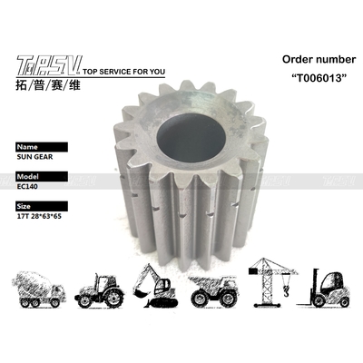 XKAH-01217 دوام بالا EC140B Excavator Travel 2 مرحله موتور رانش گیر خورشید برای وظایف سنگین