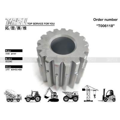 7Y-1430 دقت بالا E320C Excavator Travel 2 مرحله Gear خورشیدی با موتور هیدرولیک و کاهش دهنده سیاره ای
