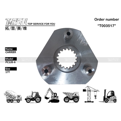 203-26-61120+201-26-62240 چرخش بیل مکانیکی PC120-6 راحت، حامل 1 مرحله ای با نصب درگیر شدن چرخ دنده و بسته بندی حمل و نقل کیسه ای