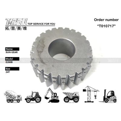 096-0583 ماشین آلات بیل مکانیکی استفاده شده بیل مکانیکی E200B گیربکس خورشیدی 2 مرحله ای در رنگ مشکی
