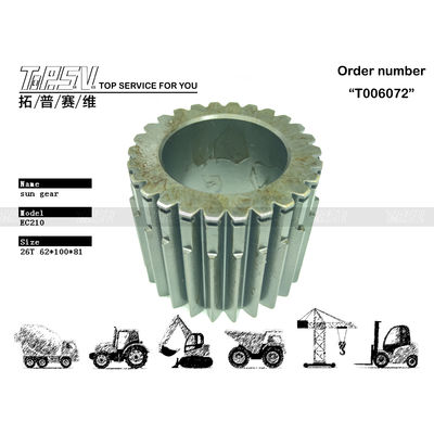 SA7117-30290 نصب آسان برای نصب EC210 Excavator Travel 2 Stage Sun Gear مورد استفاده در ماشین آلات حفاری نوع محرک موتور هیدرولیک