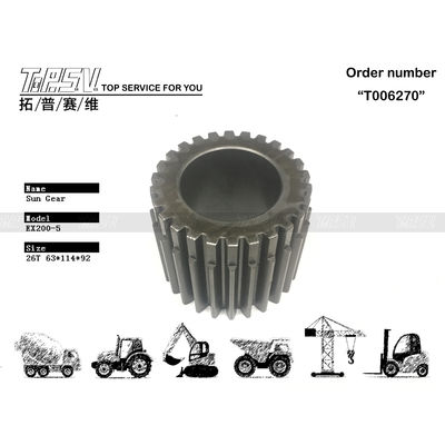 3063959 در دسترس بودن و حمل و نقل بسته بندی کیسه فروش EX200-5 Excavator Travel 3 stage Sun Gear برای استفاده در ماشین آلات حفاری