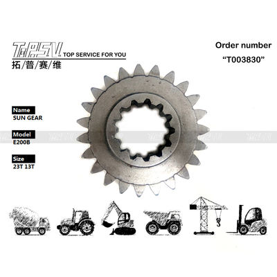 096-4338 بسته بندی حمل و نقل کیسه ای مهر و موم شده E200B بیل مکانیکی چرخشی 1 مرحله ای دنده خورشیدی برای عملکرد و نگهداری روان