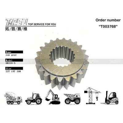 DH220-5 سطح بالا Excavator Swing 1 مرحله قطعات موتور گیر خورشید برای نیاز به معدن انرژی