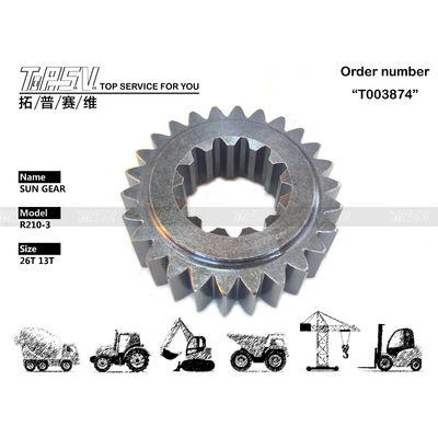 بستگی به اندازه دارد چرخشی R210-3 بیل مکانیکی 1 مرحله ای دنده خورشیدی برای عملکرد قابل اطمینان در ماشین آلات سنگین