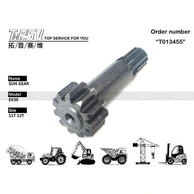 چرخ دنده خورشیدی مرحله 1 حرکت بیل مکانیکی EX30 استفاده شده در ماشین آلات بیل مکانیکی با دقت بالا و موجودی