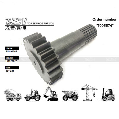 چرخ خورشیدی مرحله 1 حرکت بیل مکانیکی با دوام بالا HD1250-7 برای ماشین آلات بیل مکانیکی با دوام