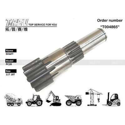 20S-26-1111 قطعات پینیون چرخش بیل مکانیکی PC20-5 با درایو هیدرولیکی برای سیستم انتقال بیل مکانیکی با دوام