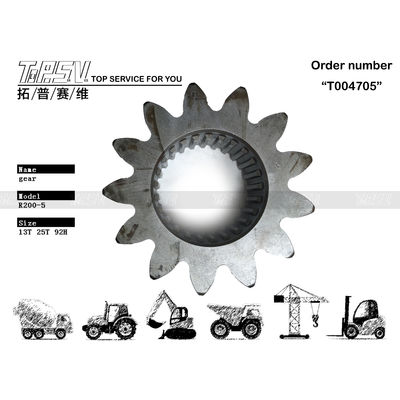 بسته بندی حمل و نقل کیسه ای معامله شده سایر R210-3 بیل مکانیکی کاهنده چرخش قطعات چرخ دنده بزرگ و با دوام بالا