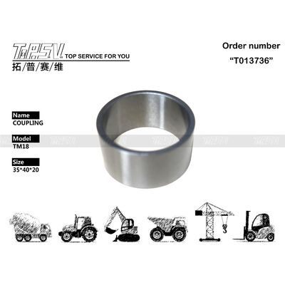 قطعات تهویه مطبوع کوپلینگ مرحله 1 سفر بیل مکانیکی TM18 با دقت بالا برای سیستم انتقال سنگین