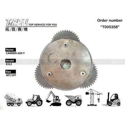 دستگاه ASSY حامل مرحله 1 سفر بیل مکانیکی E312 Energy Mining در رنگ مشکی برای بهره‌وری
