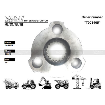 191-2599 فولاد سنگین وظیفه E312C بیل مکانیکی چرخشی 1 مرحله ای حامل ساخته شده برای مقاومت در برابر شرایط استخراج انرژی، ارائه پشتیبانی ساختاری و عملکرد قوی