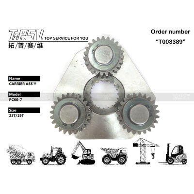 PC60-7 قطعات قطعات متناوب اکسوااتور Swing 1 Stage Carrier ASSY