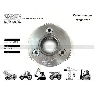 قطعات مجموعه حامل مرحله 2 چرخش بیل مکانیکی PC120-6 برای قطعات یدکی بیل مکانیکی درایو چرخشی