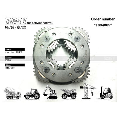 قطعات مجموعه حامل 2 مرحله ای چرخش بیل مکانیکی PC56 برای قطعات یدکی بیل مکانیکی درایو چرخشی
