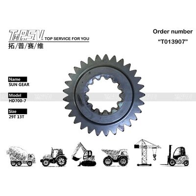 قطعات یدکی بیل مکانیکی بیل مکانیکی چرخش بیل مکانیکی HD700-7 1 مرحله ای سنج خورشیدی برای چرخش درایو