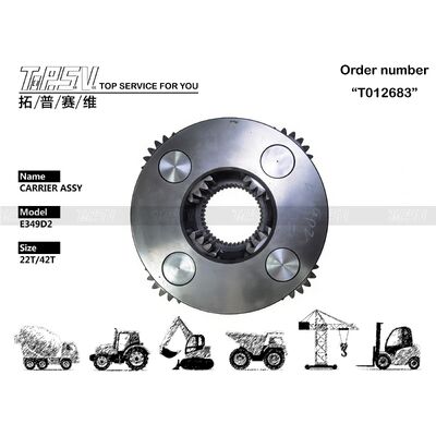 E349D2 Swing 2 Stage Carrier قطعات ASSY برای قطعات یدکی بیل مکانیکی Swing Drive