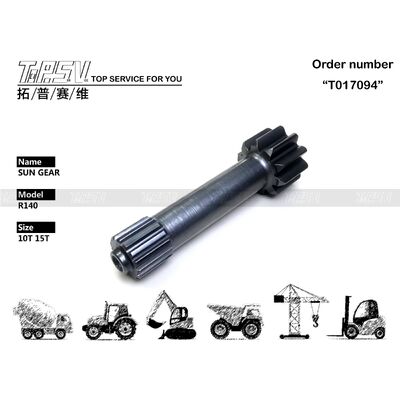 قطعات یدکی بیل مکانیکی بیل مکانیکی مسافرتی R140 1 مرحله ای خورشیدی