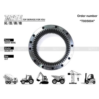 YN32W01056P1 SK200-8 حفرگر حلقه چرخ دنده سوئیچ برای سوئیچ درایو قطعات معدنی