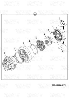 333/K0684 دستگاه حفاری فولادی با موتور هیدرولیک JS200