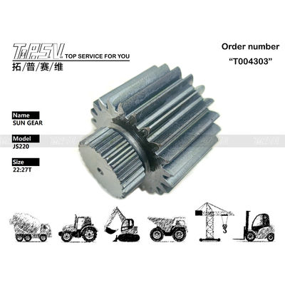 حفاری JS220 قطعات موتور هیدرولیک دو مرحله ای دنده های خورشیدی 05/903863