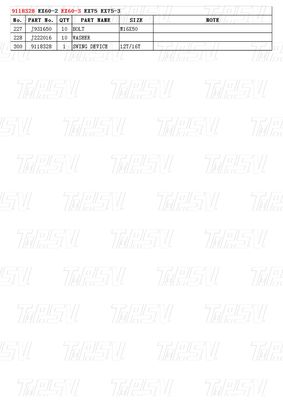 9118328 EX60-3 Excavator Swing Drive Catalog قطعات موتور با کاهش دهنده دنده های سیاره ای