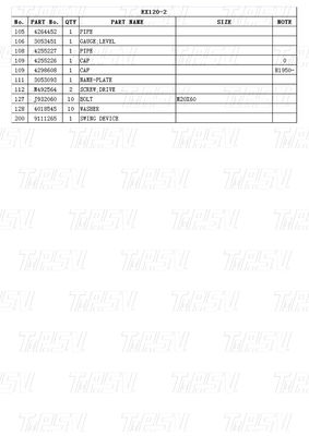 9111265 کار سنگین EX120-2 Excavator Swing Drive Catalog System موتور هیدرولیک