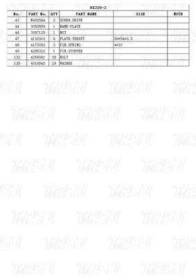 EX220-2 دستگاه کاهش دهنده سیاره ای Excavator Travel Drive Catalog 9091682 9116394 9116395