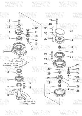 20Y-26-00010 PC200-6 کاتالوگ اکسوالاتور سوئیچ درایو برای کاربردهای ماشین آلات معدن