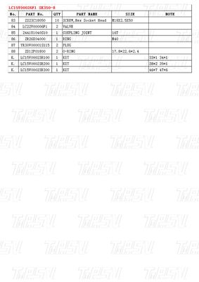 رنگ سیاه LC15V00026F1 SK350-8 Excavator Final Drive Catalog قطعات برای عملکرد