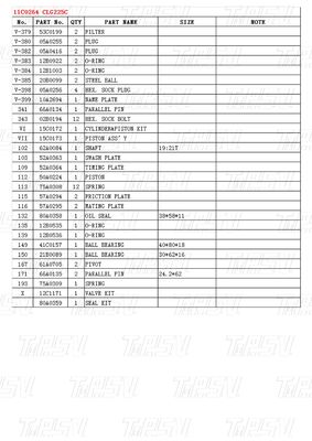 جعبه چوبی 11C0264 CLG225C Excavator Swing Drive Catalog Gear Box بسته بندی حمل و نقل بسته بندی بسته به مدل متفاوت است