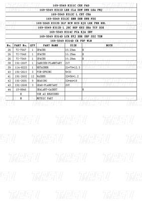 بولت بر روی هیدرولیک Excavator Swing Drive Catalog برای چرخش صاف