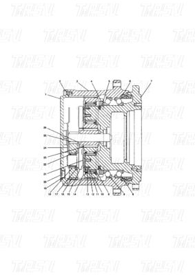 بولت بر روی نصب 136-2850 E315B Excavator Travel Drive Catalog Motor با کاهش دهنده سیاره ای