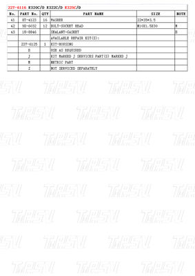 موتورهای هیدرولیک سوئیچ و سفر برای 227-6116 E325C Excavators Travel Drive Catalog