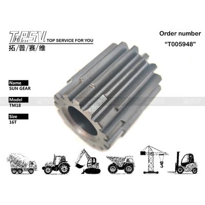 دقیق سیاه XKAY-01766 TM18 Excavator سفر 2 مرحله ای خورشید Gear Drive برای موتور هیدرولیک