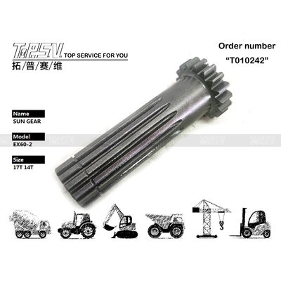 2031498 نصب ساده EX60-2 Excavator Travel 1 Stage Sun Gear For Energy Mining سیستم انتقال حفاری