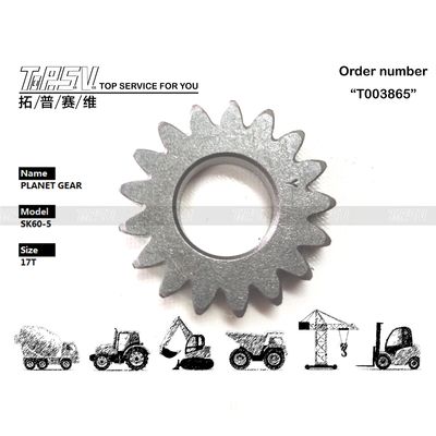 بسته بندی حمل و نقل SK60-5 Excavator Swing 1 Stage Planetary Gear برای ماشین آلات ساختمانی مواد فولادی