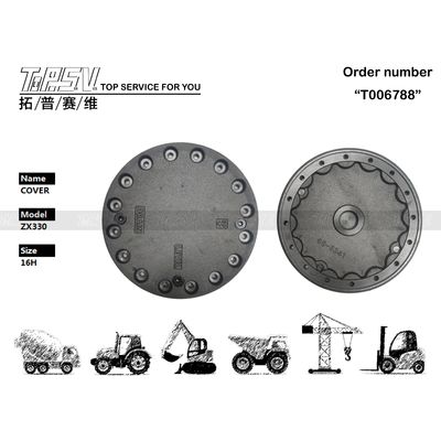 2045031 کوله فروش ZX330 Excavator Travel Drive Gear Cover Box با رنگ سیاه و بسته بندی حمل و نقل