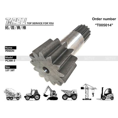 سازگاری سازگاری با 205-26-71393 PC200-3 Excavator Swing Pinion مارک ها و مدل های Excavator Travel Motor Parts استفاده شده در ماشین آلات حفاری