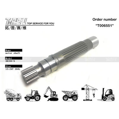 YN15V00003S009 پمپ هیدرولیک سیاه SK200-5 Excavator Travel قطعات قطب موتور دوام بالا