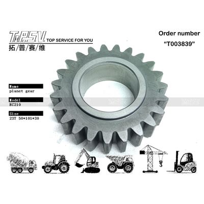 SA7118-30420 بنیاد ساختمانی مهندسی جاده ای EC210B Excavator Swing 1 Stage Planet Reducer قطعات دنده ای با تکنیک جعل