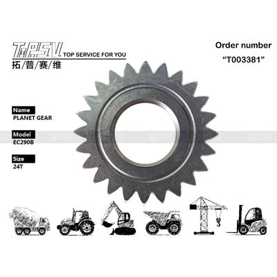 VOE14547275 EC290B Excavator Swing 1 مرحله Gear سیاره ای با درمان حرارتی و نمایش تصویر شماره دندان