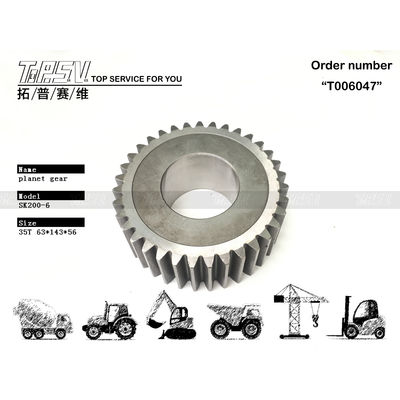 YN53D00008S014 گارانتی گارانتی SK200-6 Excavator Travel 2 Stage Planetary Gear Box