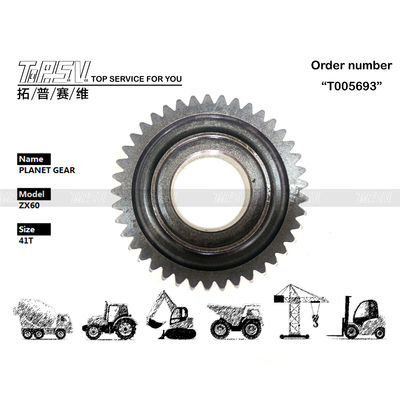 0397813 سطح کم سر و صدا فولاد ZX60 Excavator Travel 1 Stage Planetary Gear Box برای کاربردهای صنعتی سنگین