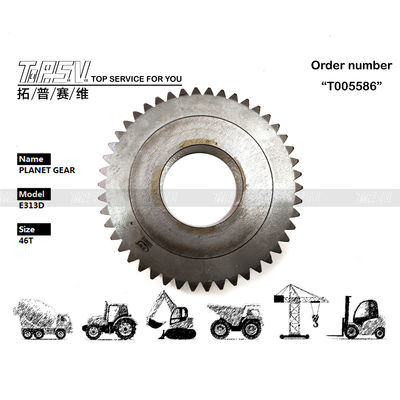 136-2836 رنگ سیاه E315 Excavator Travel 1 stage Gear سیاره ای با سطح کم سر و صدا و مواد فولادی