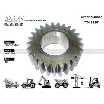 کار سنگین HD1250-7 Excavator Travel 3 مرحله Gear سیاره ای با درمان حرارتی سطح کم سر و صدا در سیاه